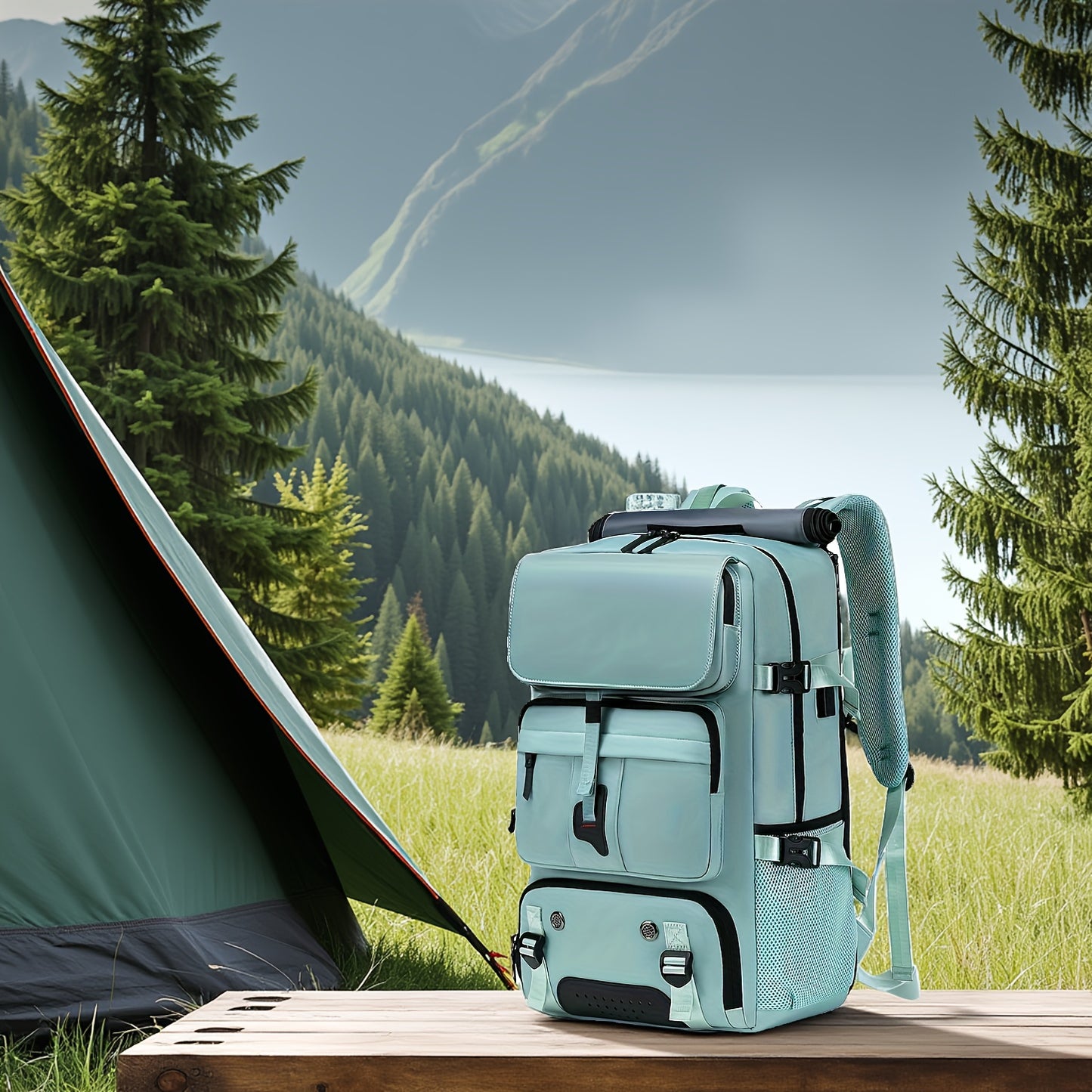 Versatile Laptop Backpack With Shoe Compartment For Travel