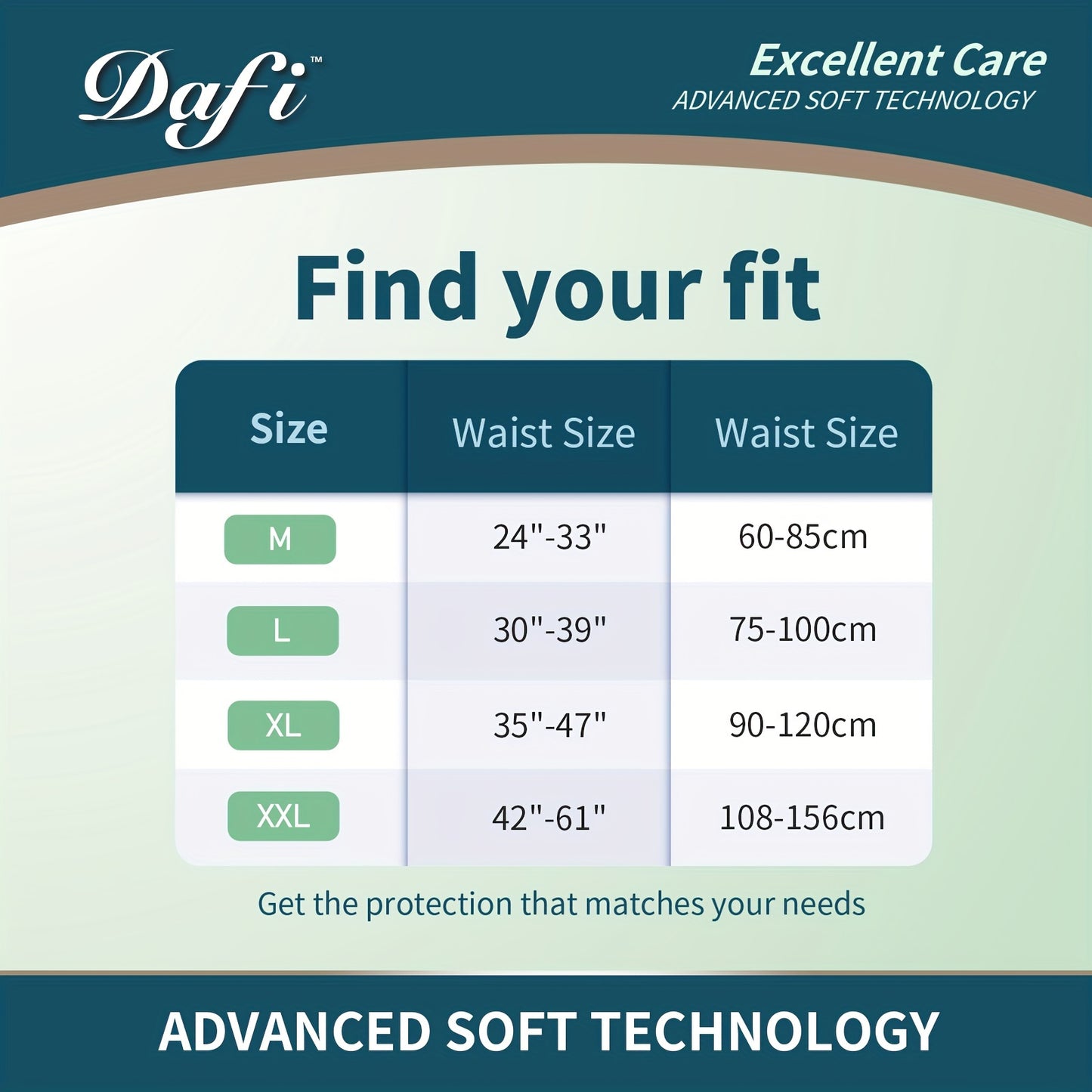 DAFI Incontinence Underwear for Adults Maximum Absorbency Protection