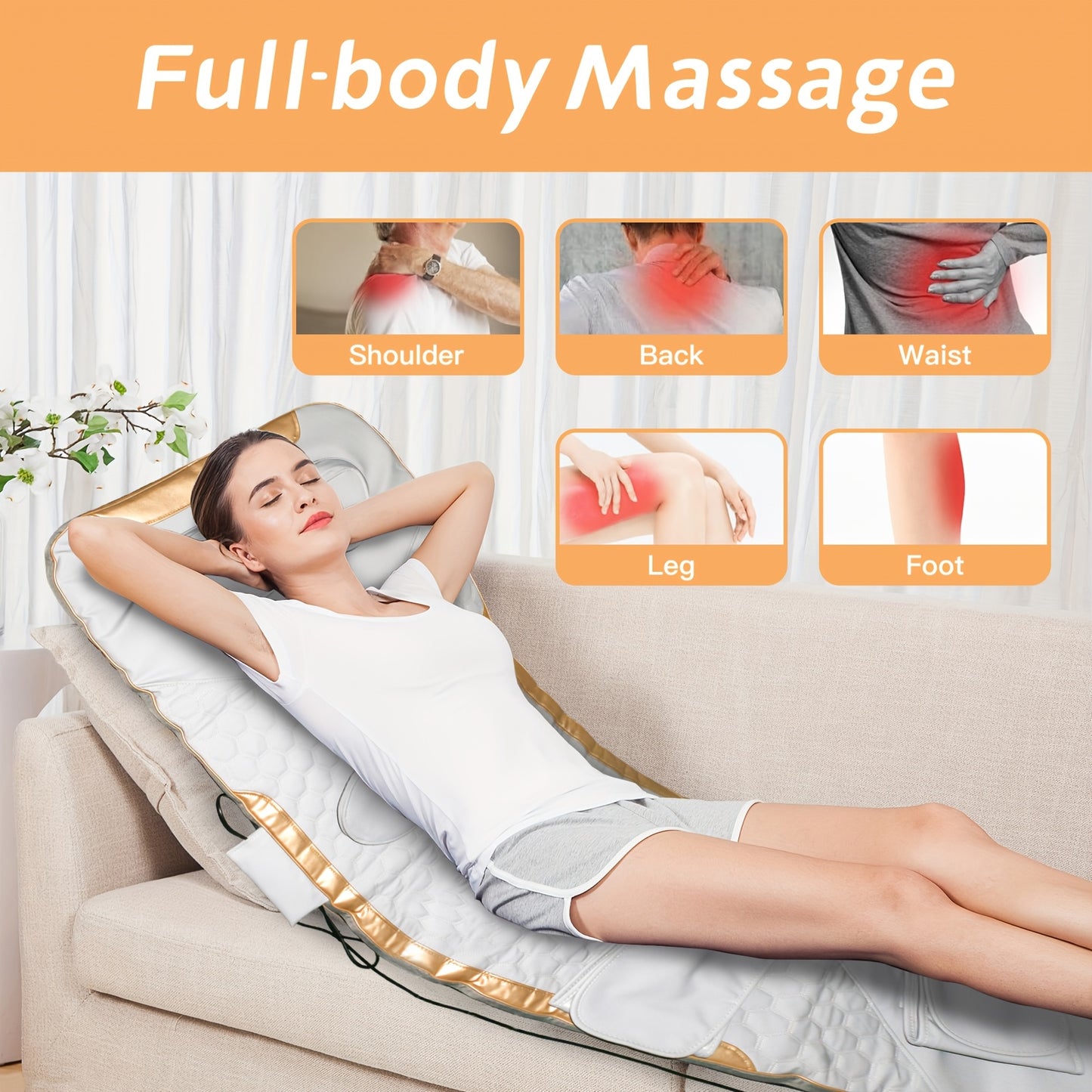 Multi-Functional Full Body Massage Pad for Ultimate Relaxation