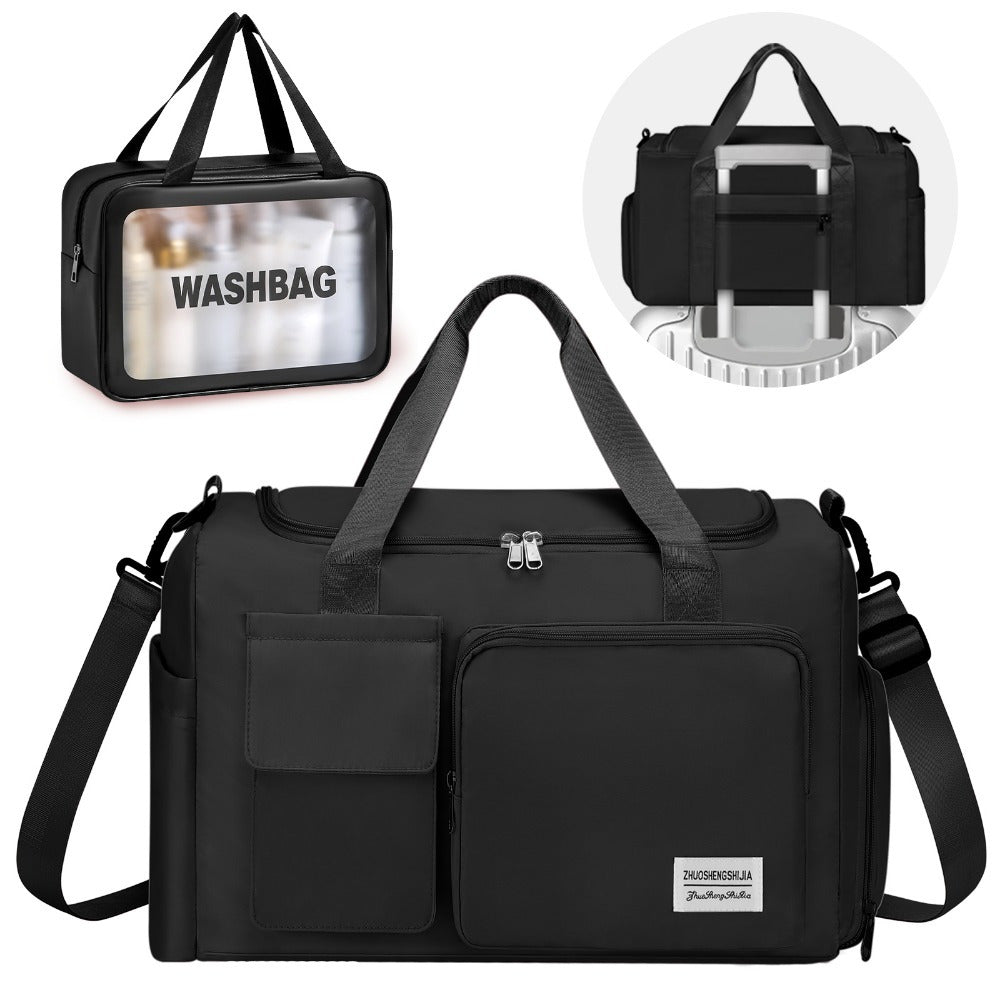 Womens Travel Duffle Bag Shoe Compartment And Organizer