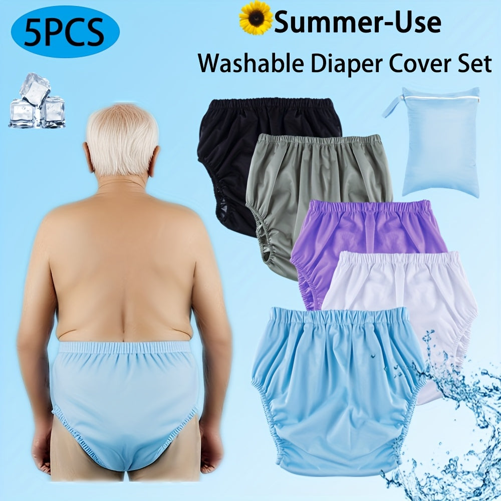 Leakproof Reusable Incontinence Underwear with Wet Bag for Comfort