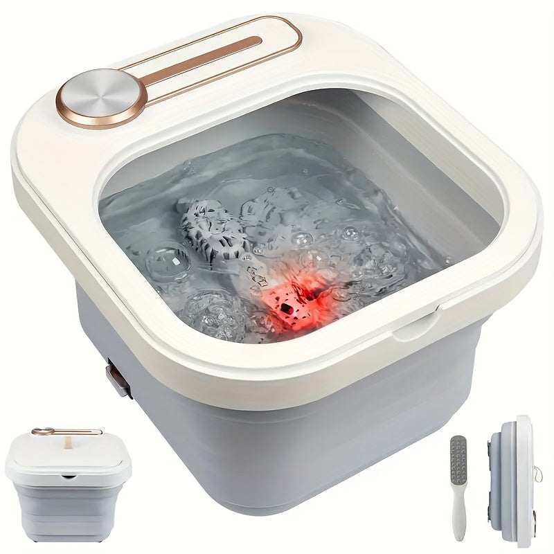 Collapsible Foot Spa Bath With Heat And Massage Jets