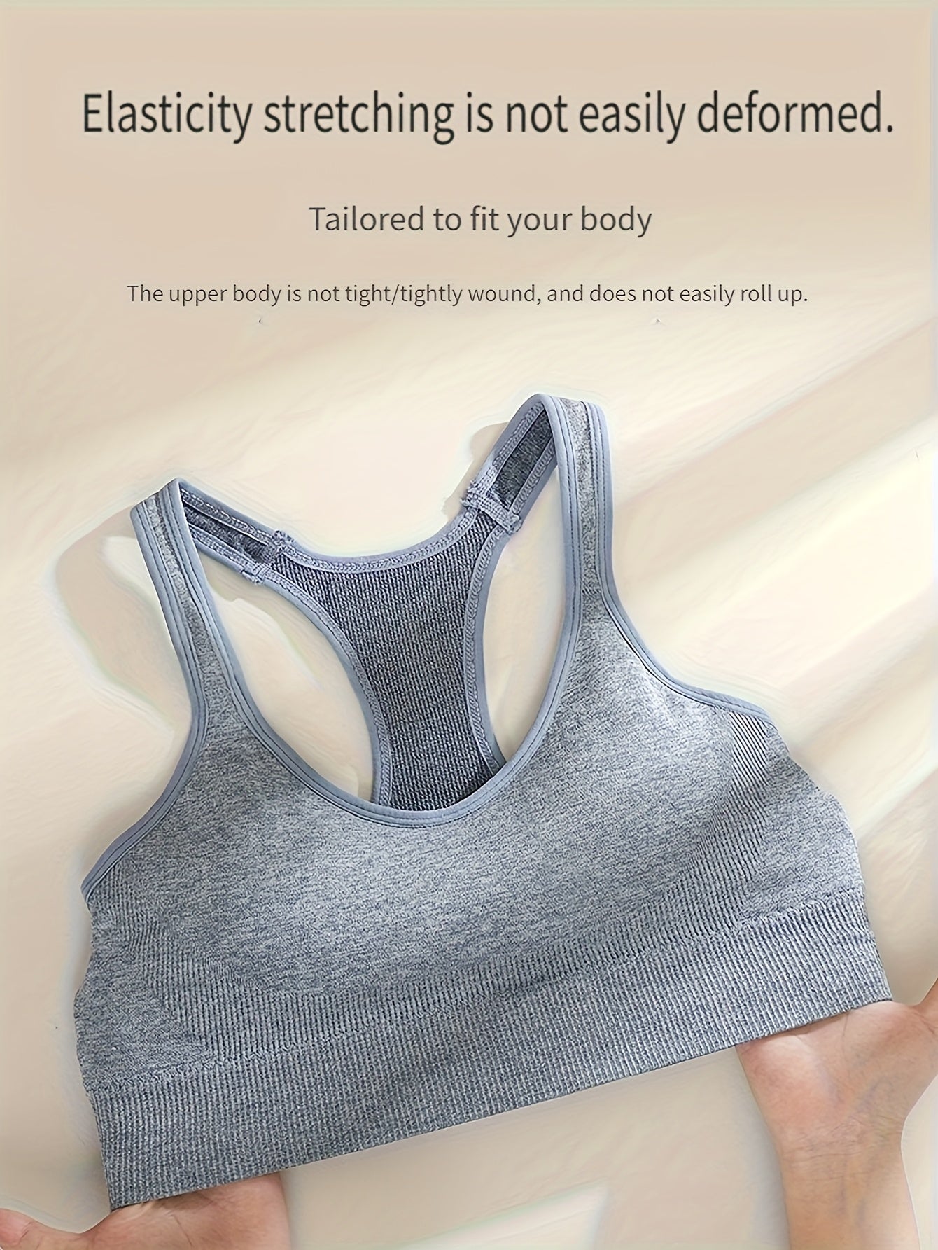 Seamless Women's Sports Bra Set for Yoga and Fitness