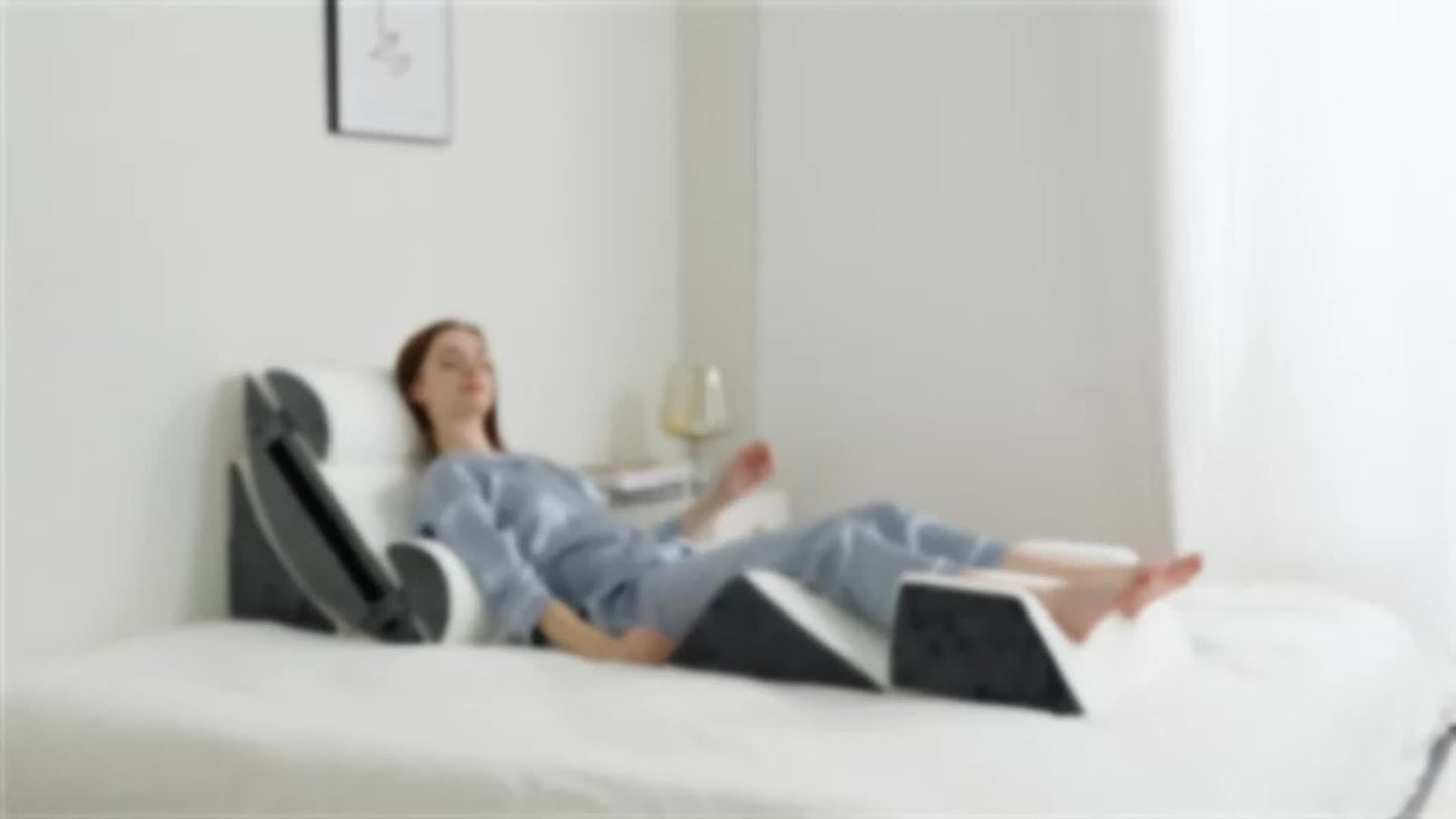 Adjustable 6 In 1 Bed Wedge Pillow Kit For Comfort