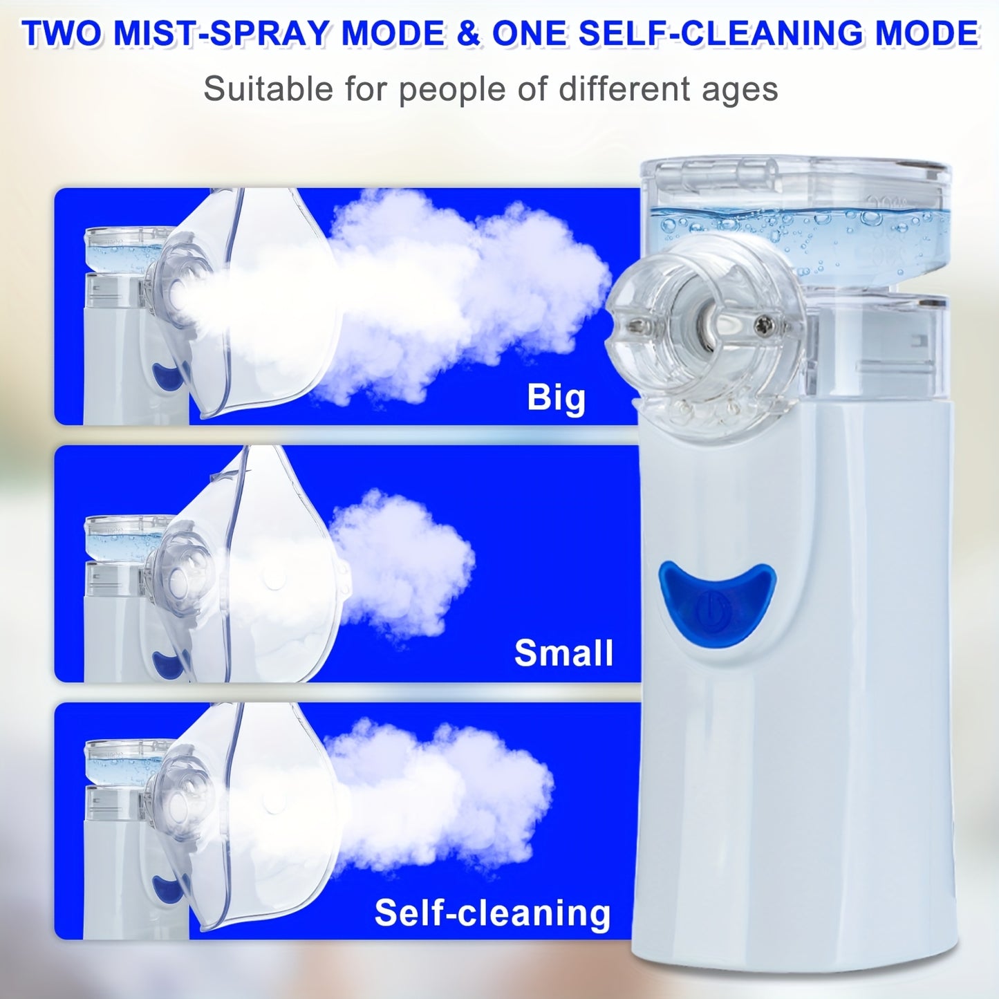 Portable Handheld Nebulizer for Asthma and Respiratory Relief