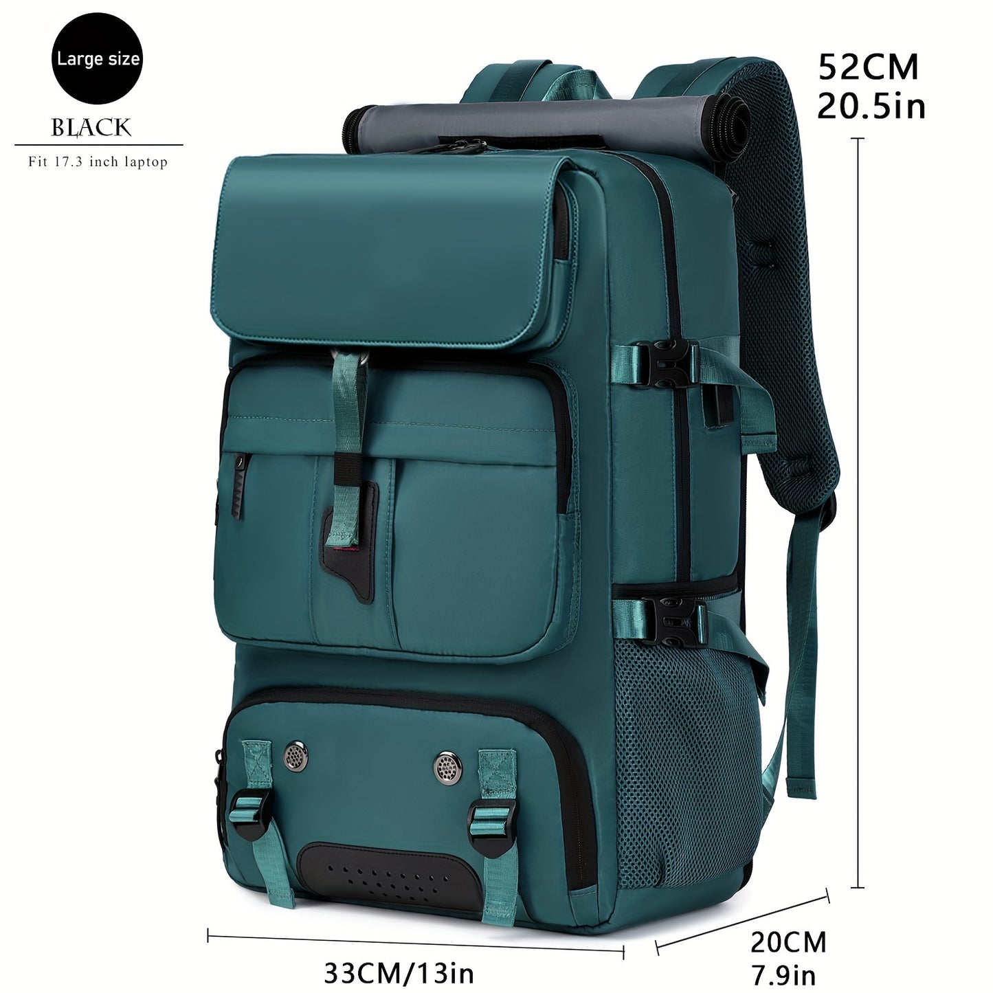 Versatile Laptop Backpack With Shoe Compartment For Travel