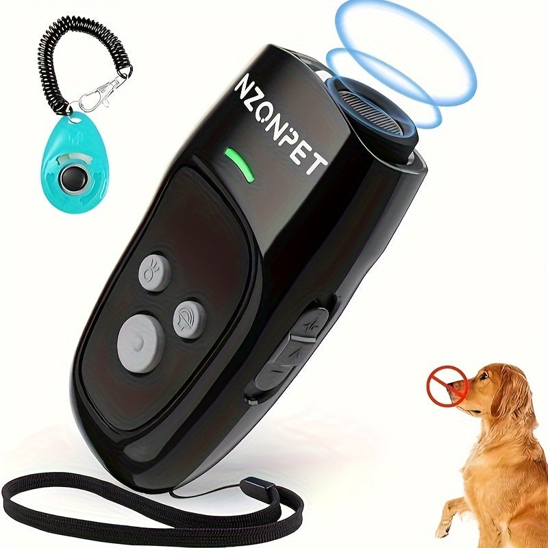 Ultrasonic Dog Trainer Anti Barking Device With Rechargeable Battery