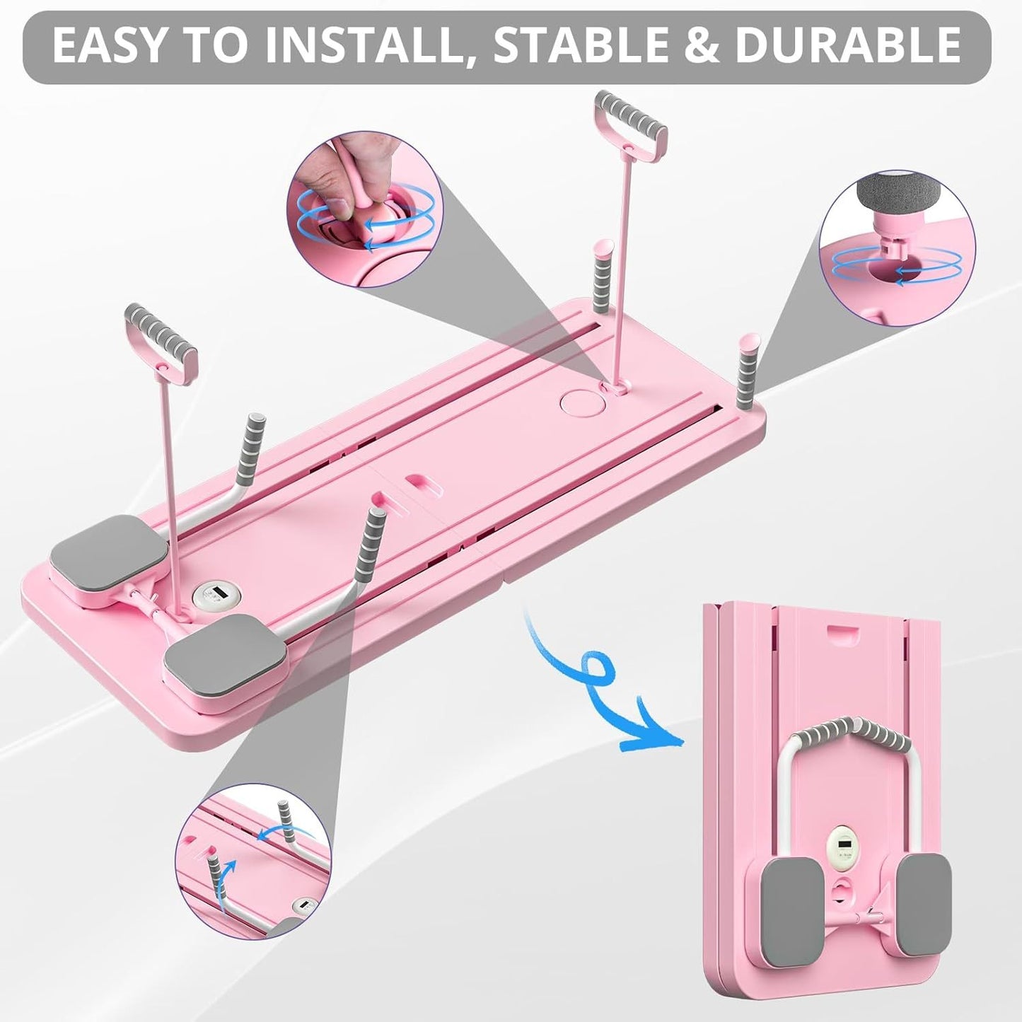 8 In 1 ABS Yoga Board For CoreStrength Training Foldable