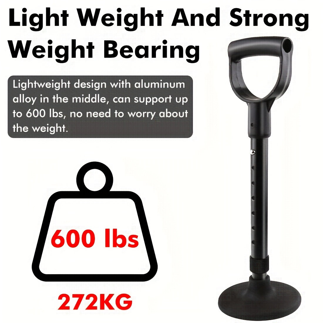 Adjustable Metal Standing Aid Support Bar for Easy Mobility