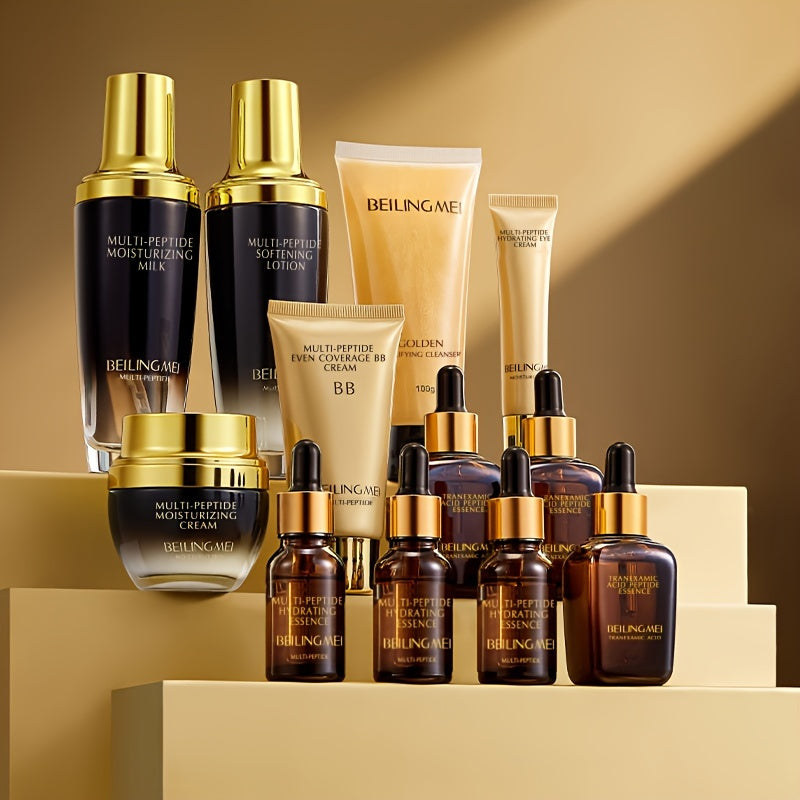 Multi-Peptide Facial Care Set For Nourishing And Firming Skin