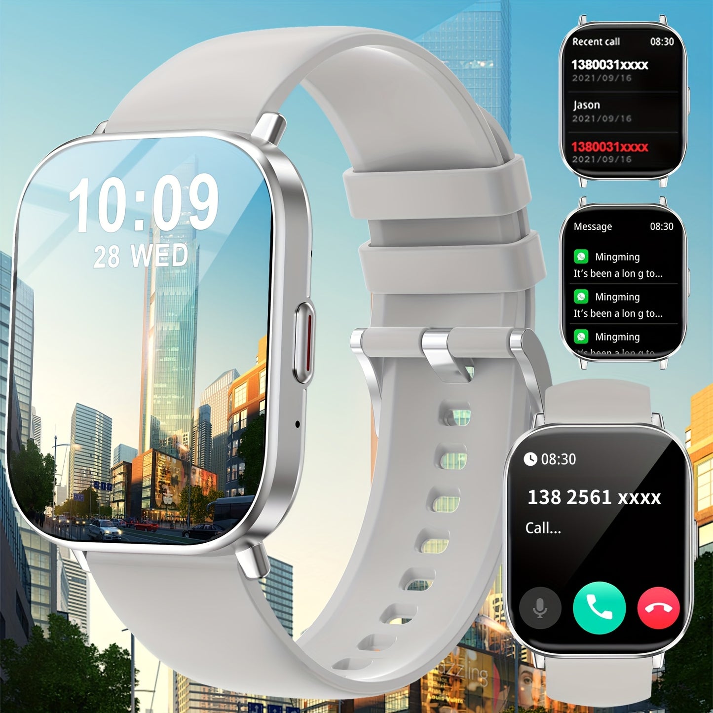 Smartwatch With Messaging And Calls And Sleep Monitoring