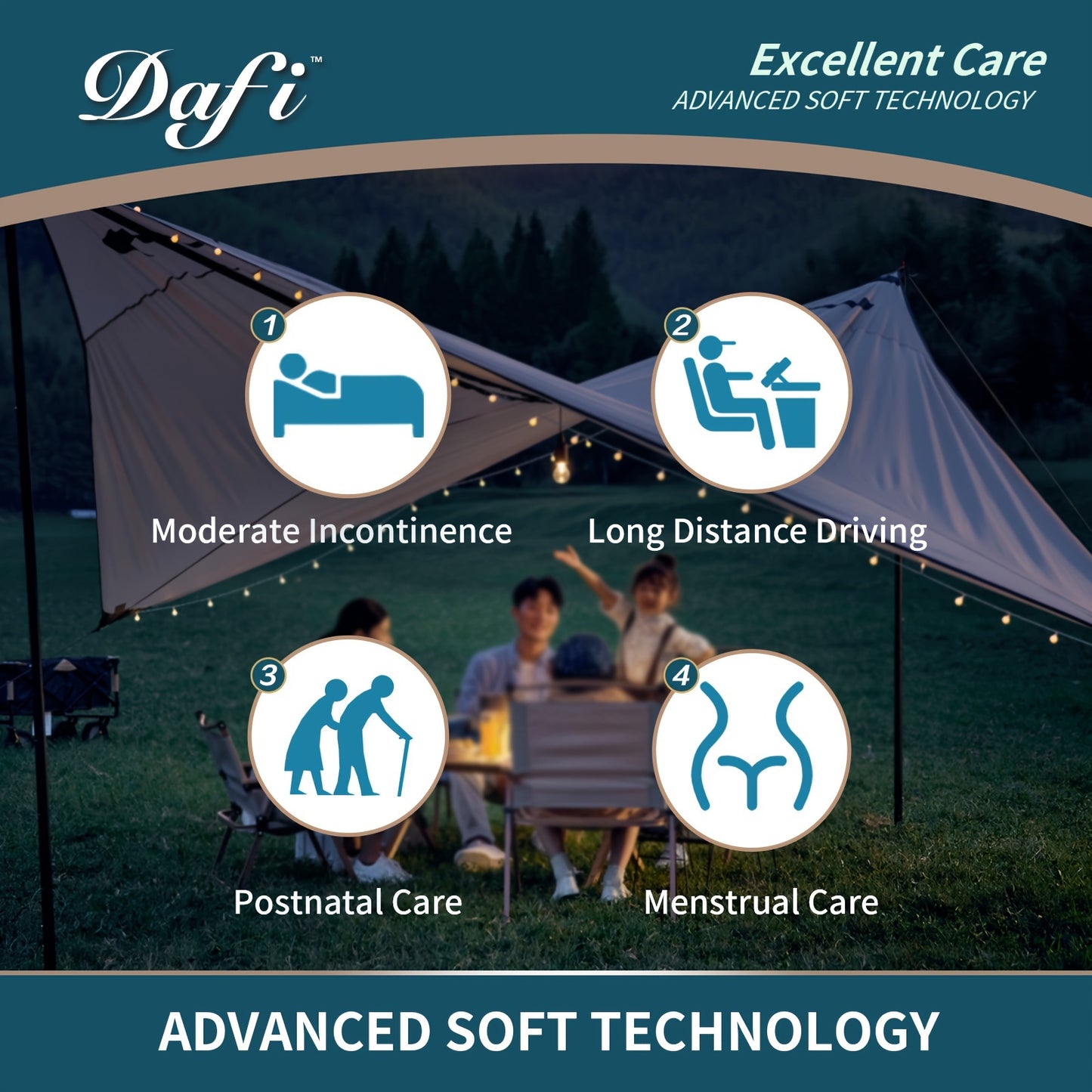 DAFI Incontinence Underwear for Adults Maximum Absorbency Protection