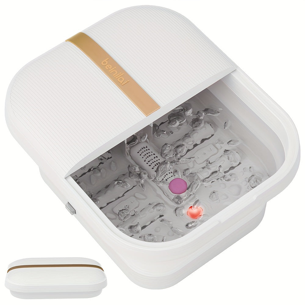 Collapsible Foot Spa Massager With Heater And Temperature Control