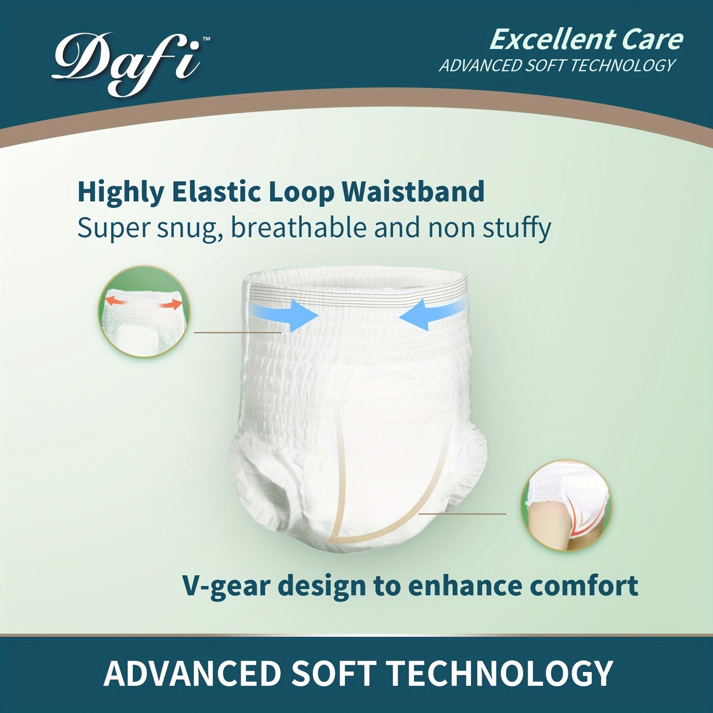 DAFI Incontinence Underwear for Adults Maximum Absorbency Protection