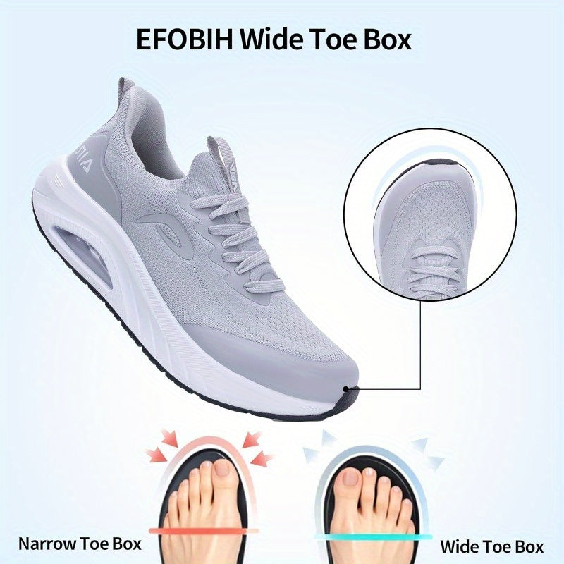Men's Breathable Wide-Toe Box Casual Walking Shoes for Everyday Use