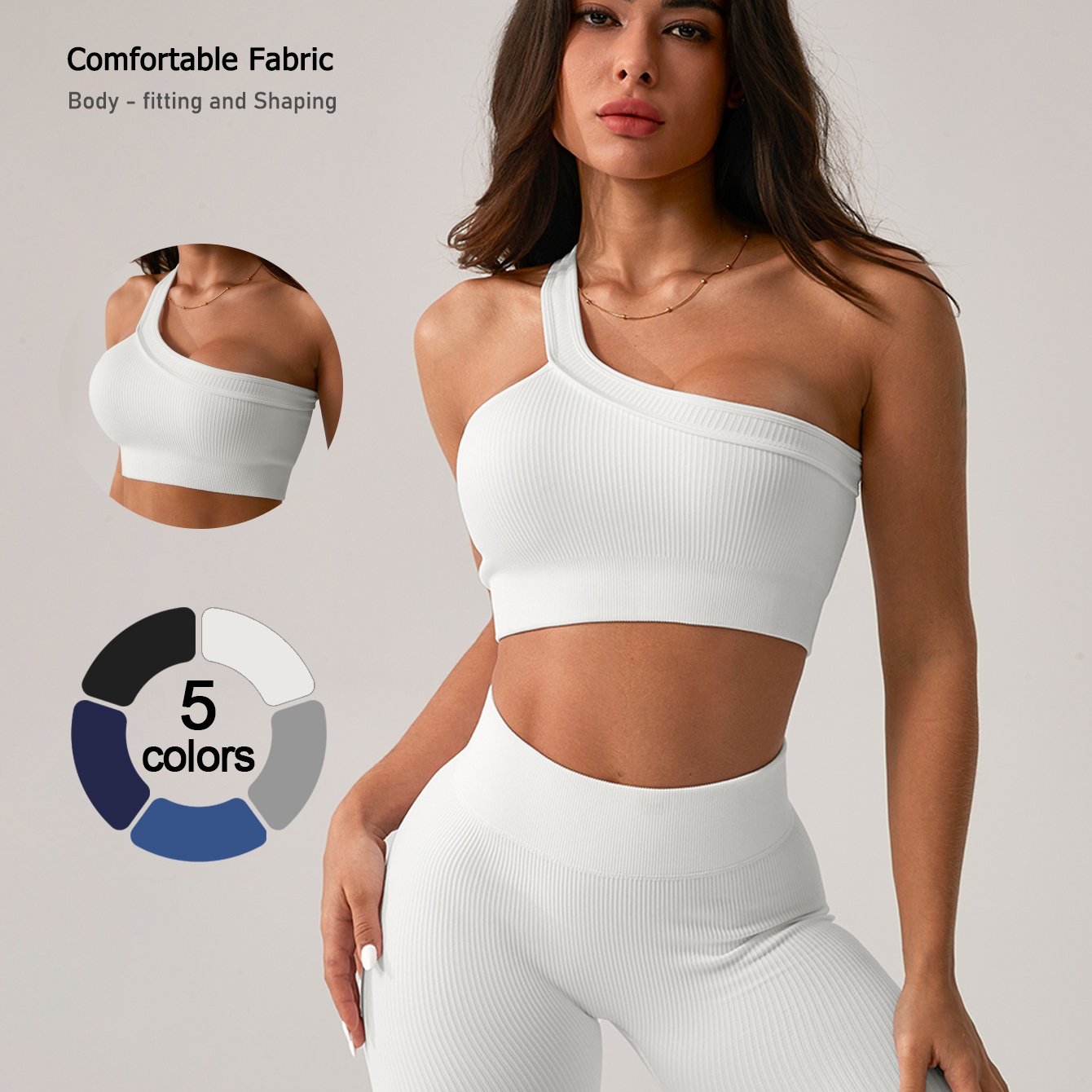 Breathable Yoga Set Top And Pants For All Day Comfort