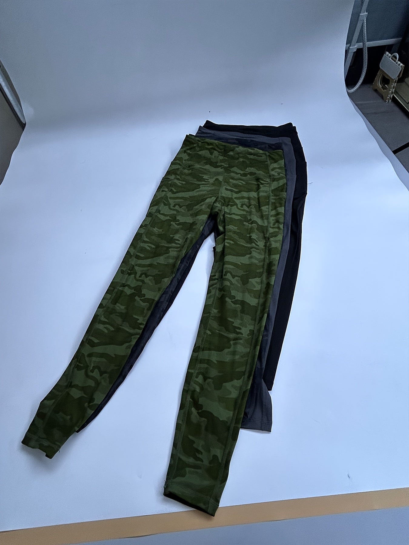 High-Waisted Leggings with Pockets for Women - 5 Pack