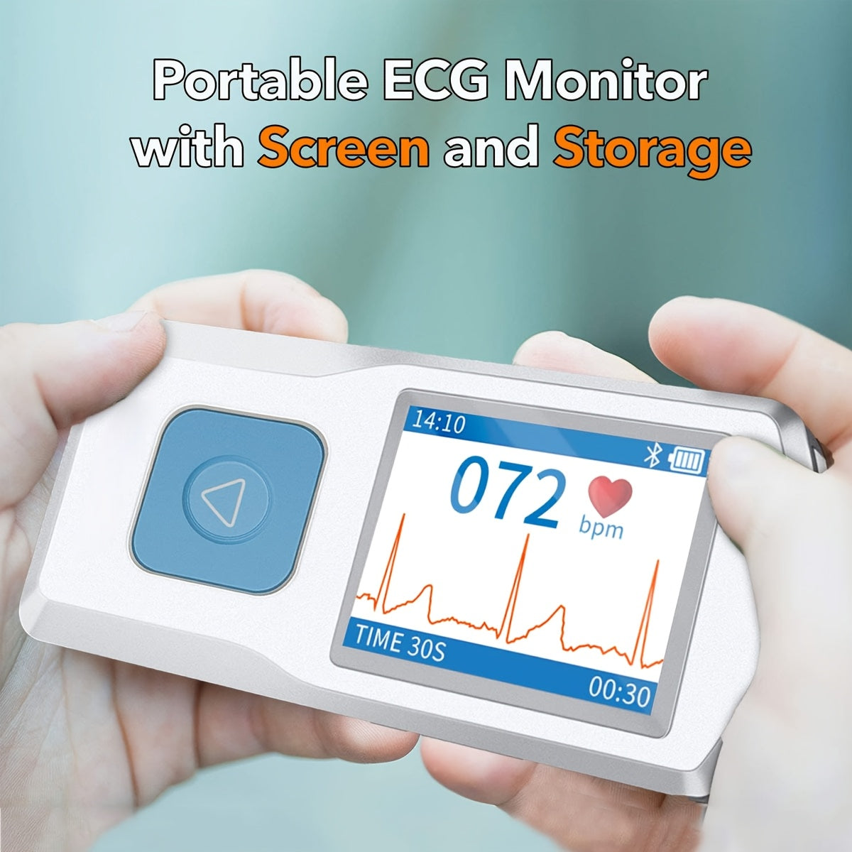 Portable ECG Monitor for Heart Rate Tracking Anytime Anywhere