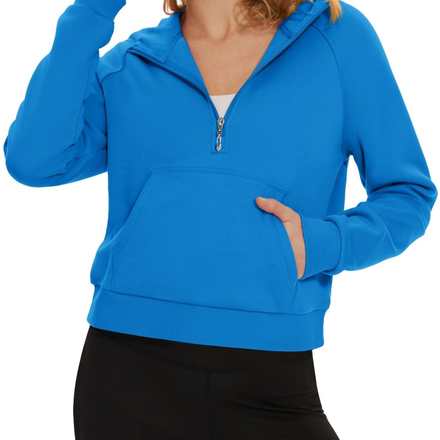 Womens Hooded Fleece Pullover Casual Athletic Hoodie for All Seasons