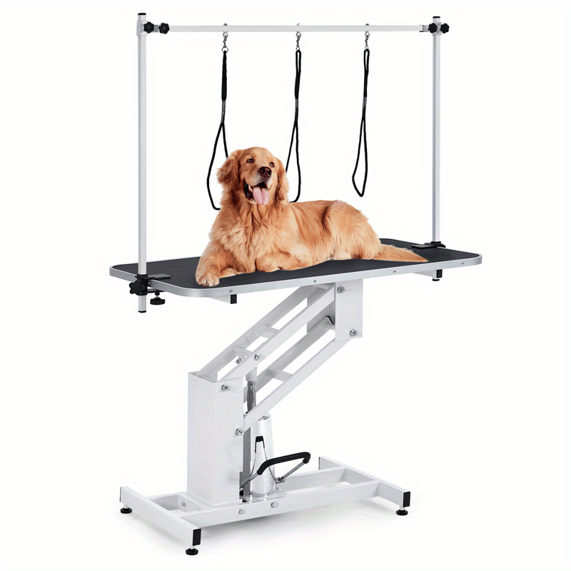Electric Dog Grooming Table with Tool Organizer Heavy Duty