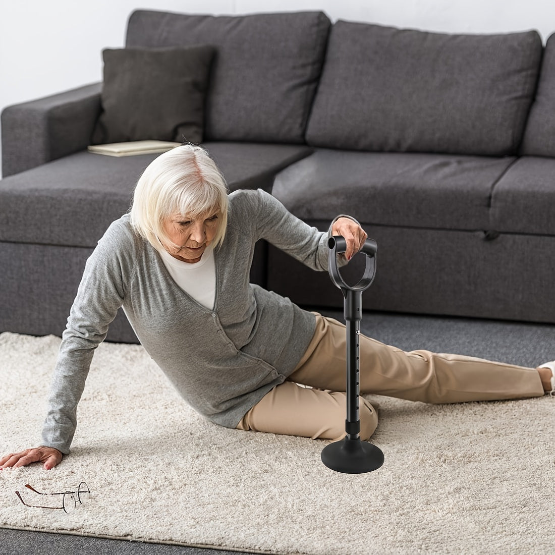 Adjustable Metal Standing Aid Support Bar for Easy Mobility