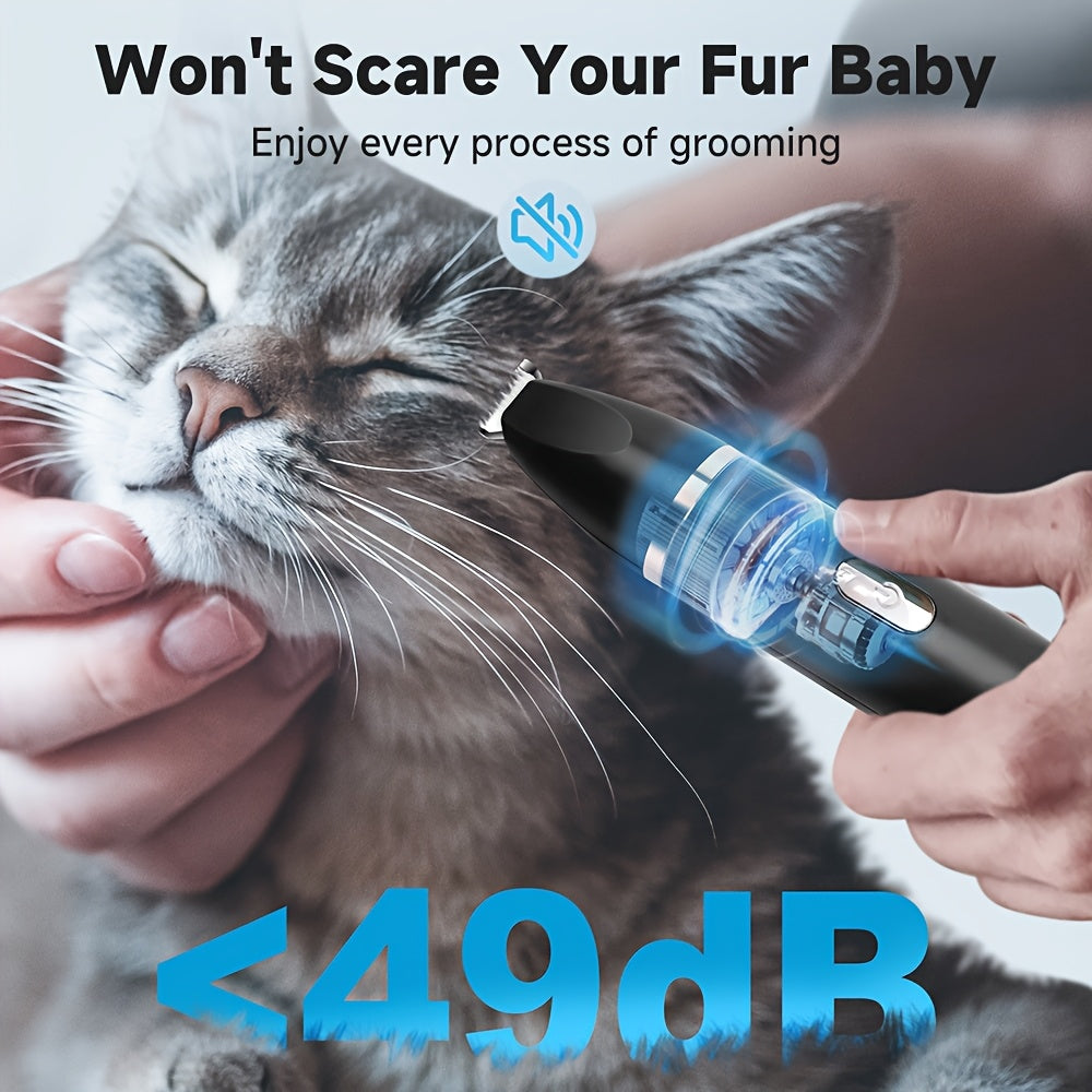 3in1 Small Dog Grooming Kit with Low Noise Clippers