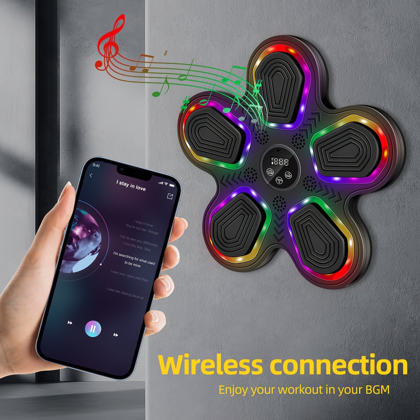 Smart Music Boxing Machine Set With Dynamic Sound Effects