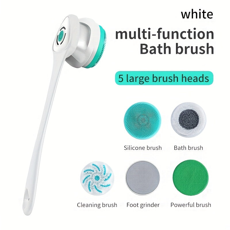 Rechargeable Electric Shower Brush Set for Relaxing Spa Experience
