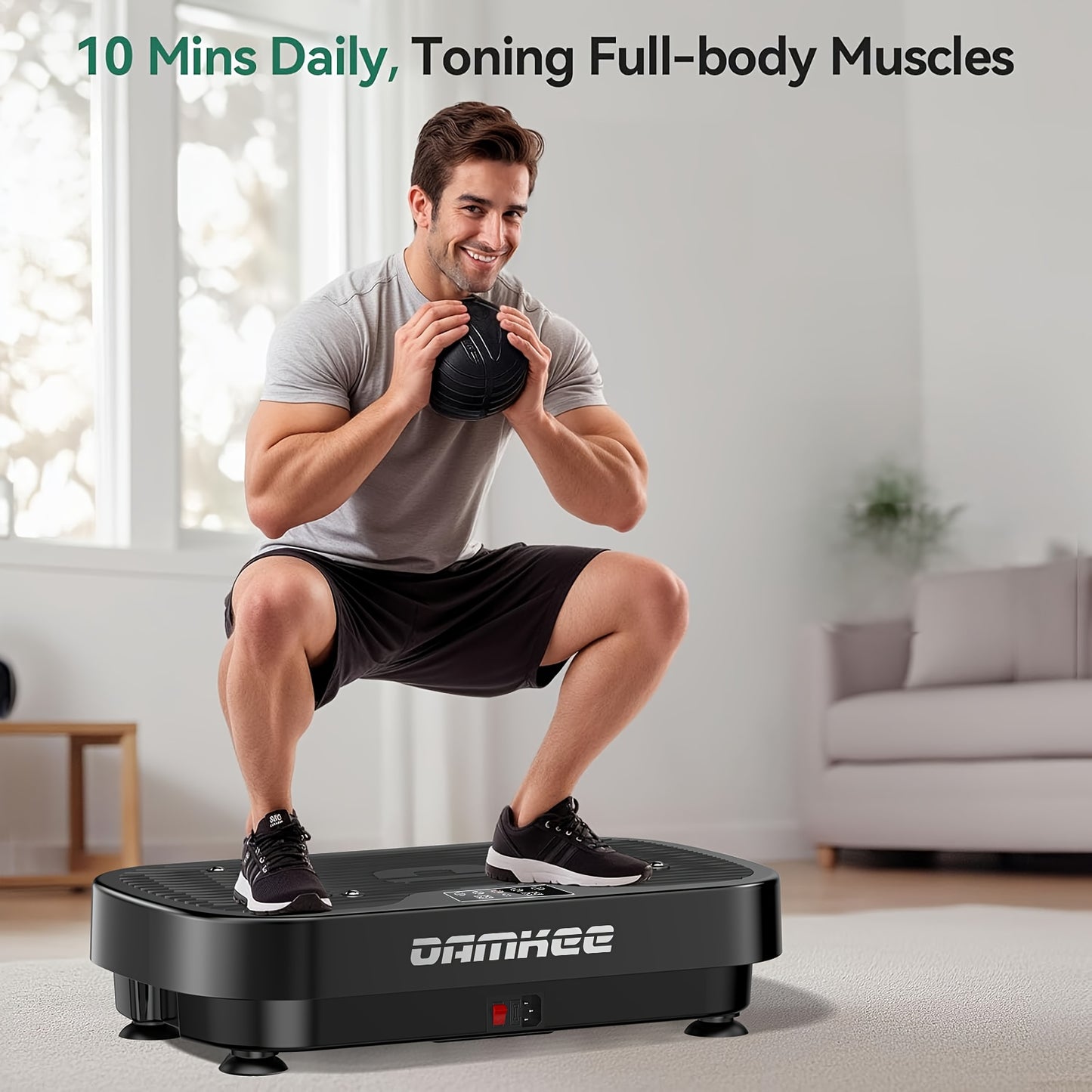 Vibration Plate Exercise Machine for Weight Loss and Toning