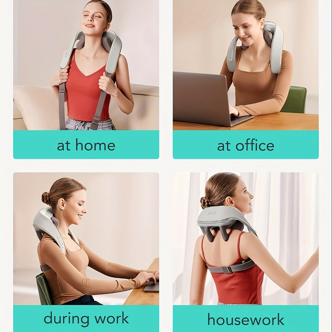 SKG H5MINI Wireless Deep Tissue Neck and Shoulder Massager