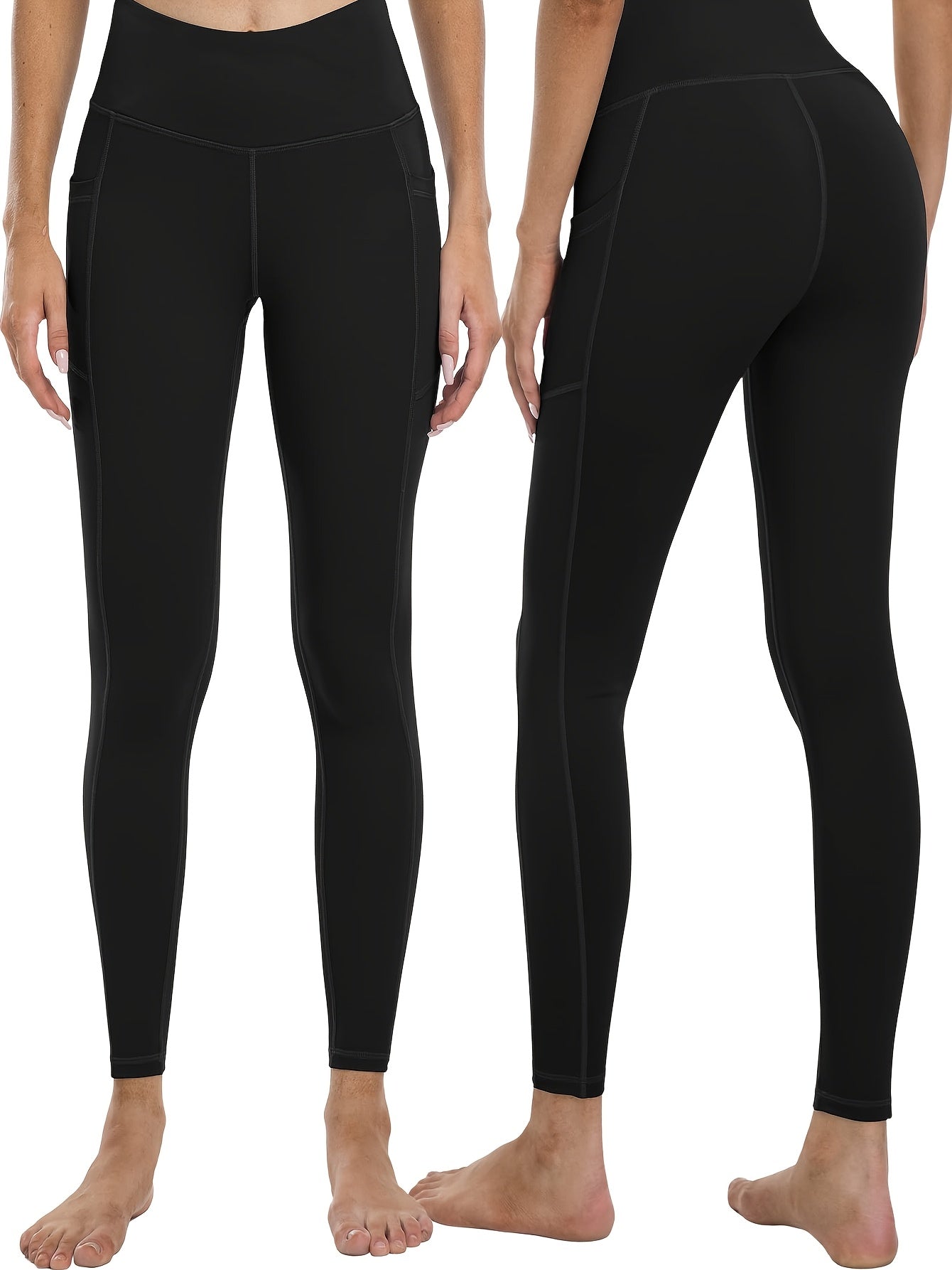 PRO-FiT Women's High Waist Yoga Pants Set with Pockets