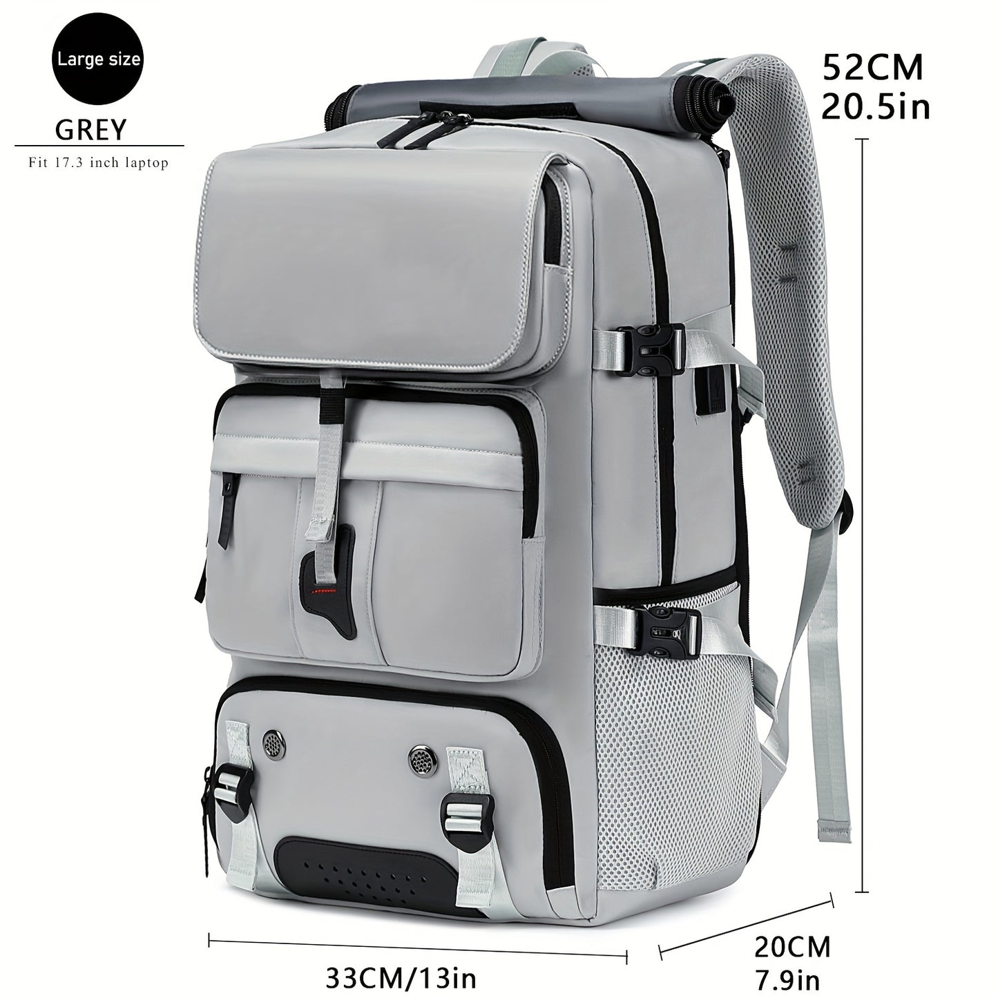 Versatile Laptop Backpack With Shoe Compartment For Travel