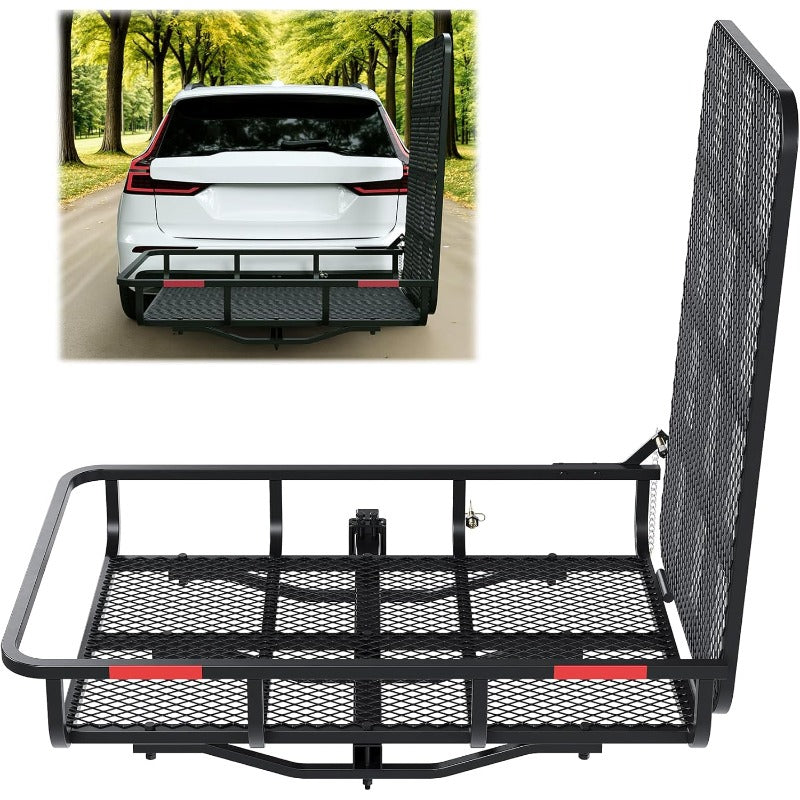 Hitch Mount Wheelchair Carrier with Ramp for Easy Loading