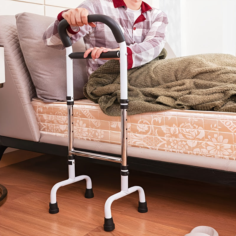 Multi-Purpose Bedside Handrail For Enhanced Safety And Support