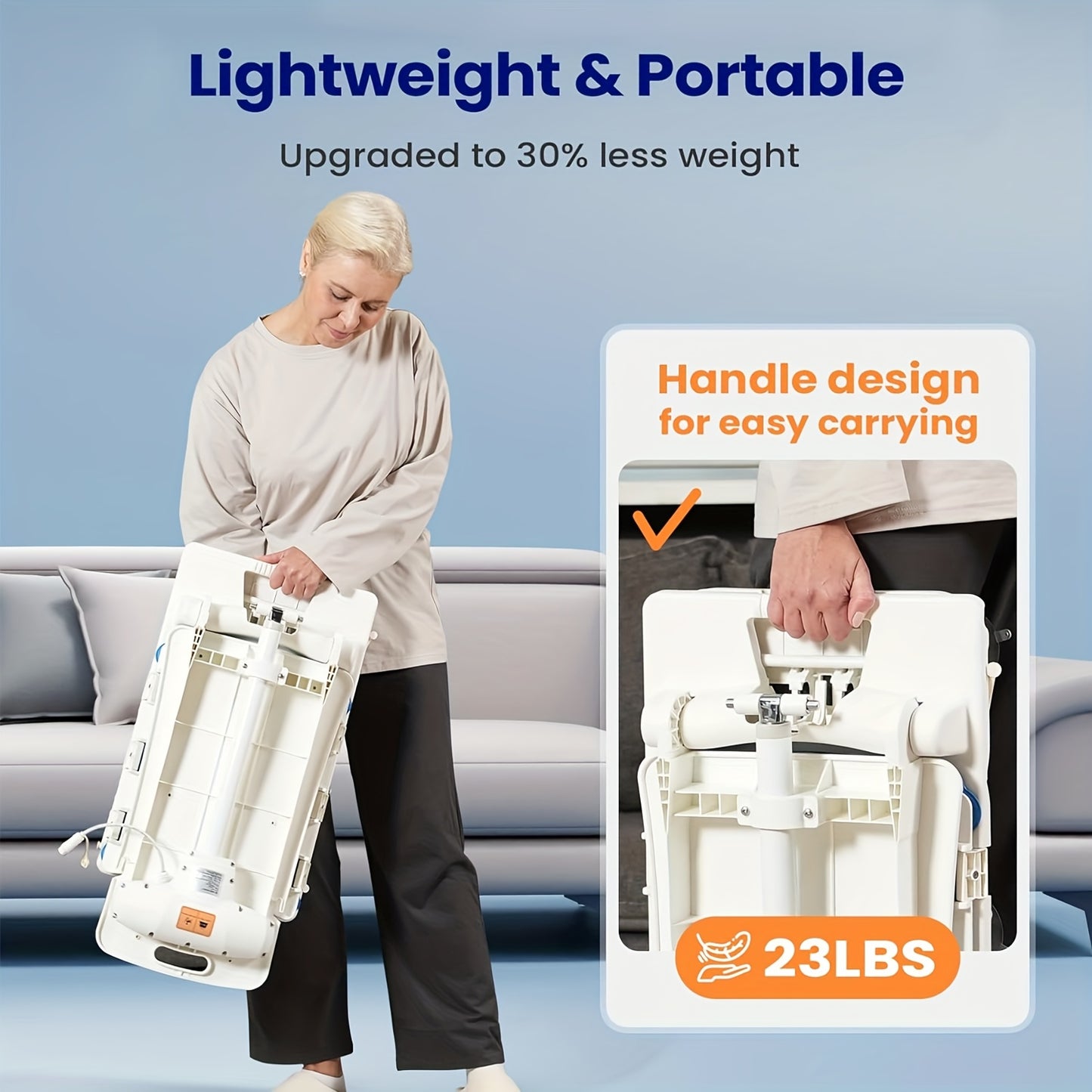 Electric Transfer Lift Chair for Seniors with Remote Control