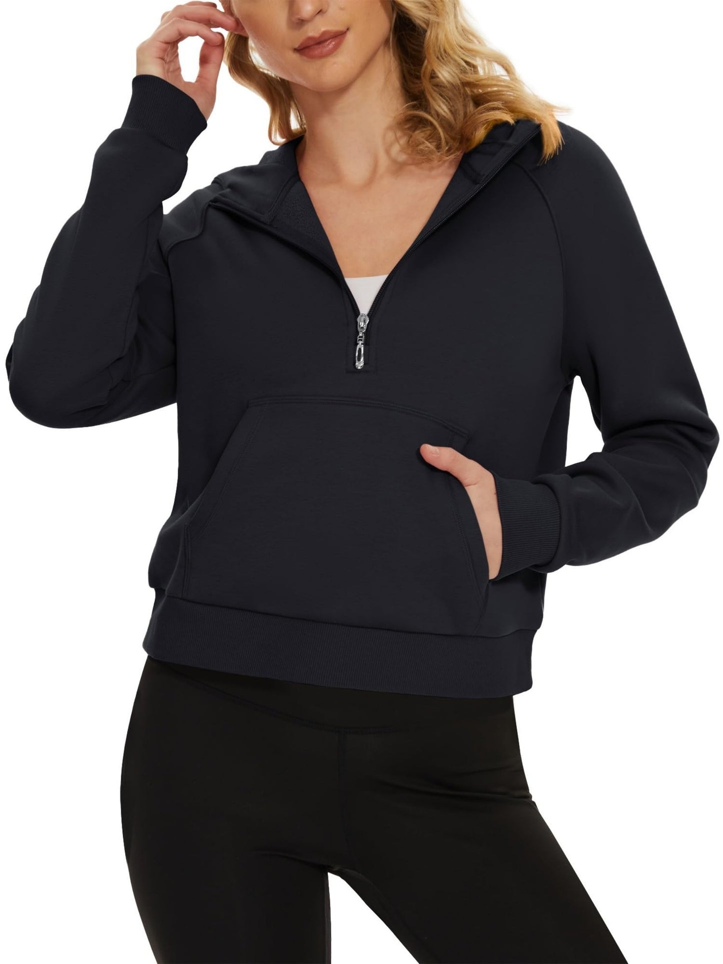 Womens Hooded Fleece Pullover Casual Athletic Hoodie for All Seasons