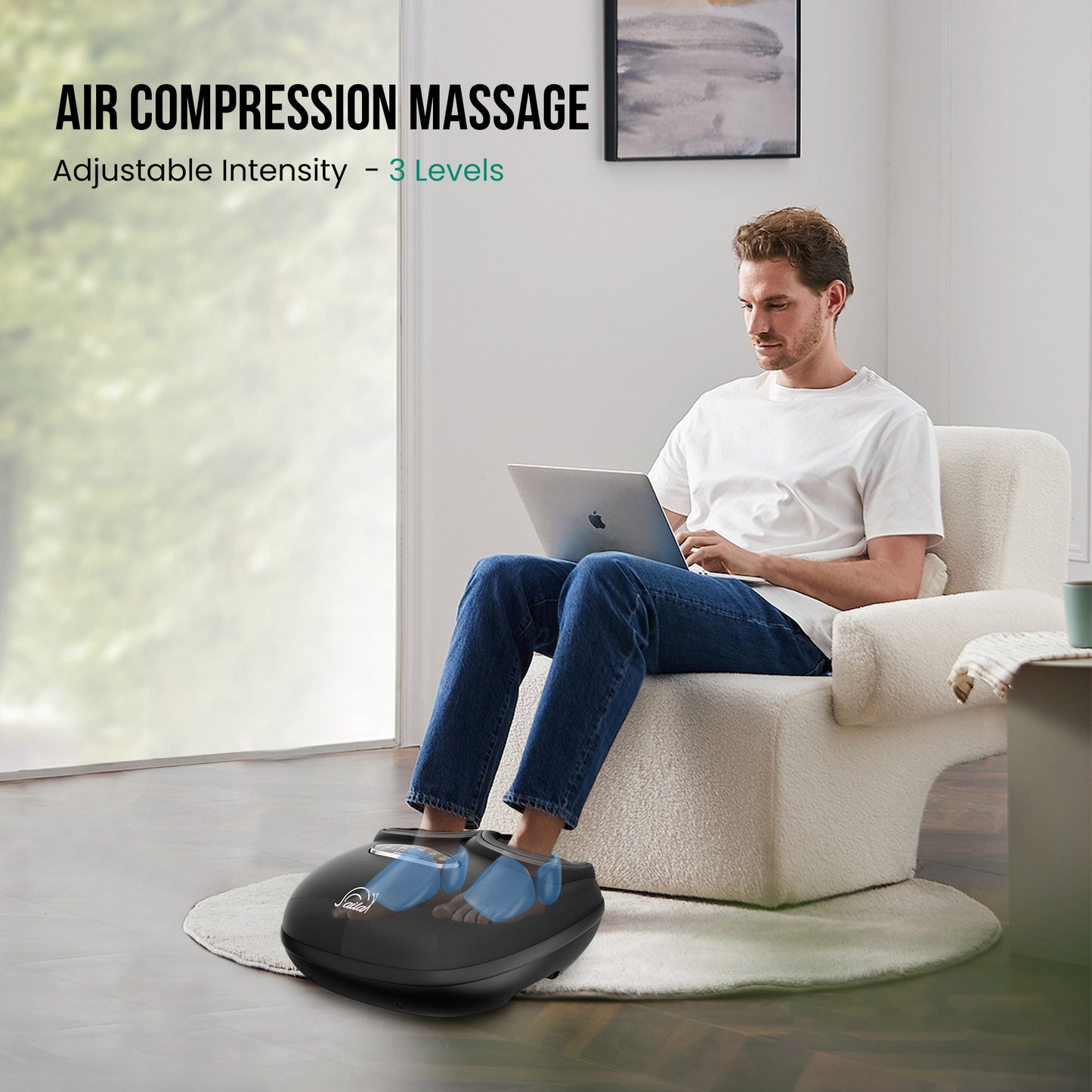 Snailax Shiatsu Foot Massager With Heat and Deep Kneading