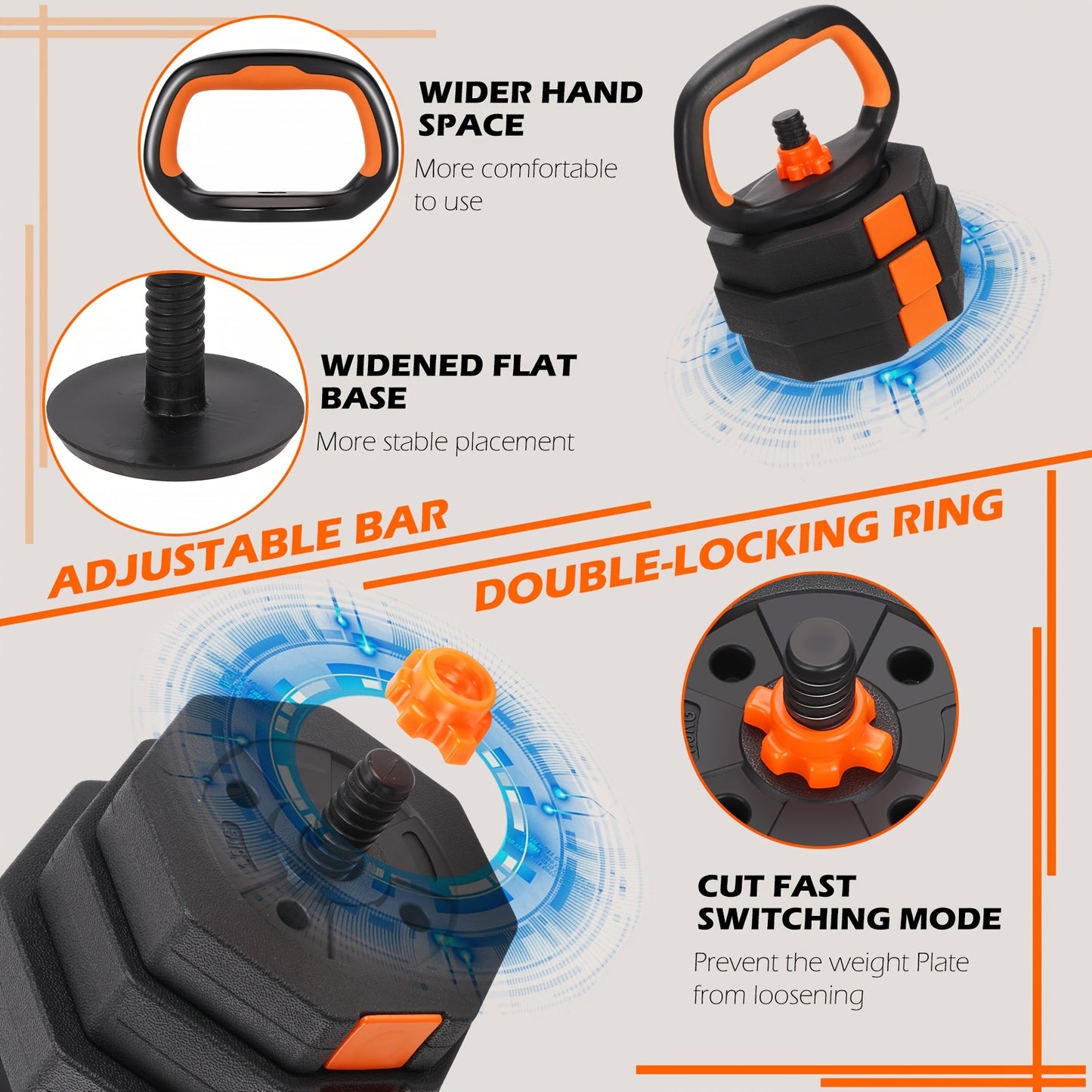Adjustable Dumbbell Set for Home Fitness and Workout Training