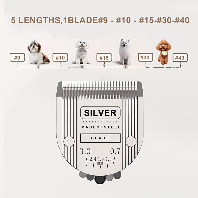 5 In 1 Replacement Blades for Dog Grooming Clippers