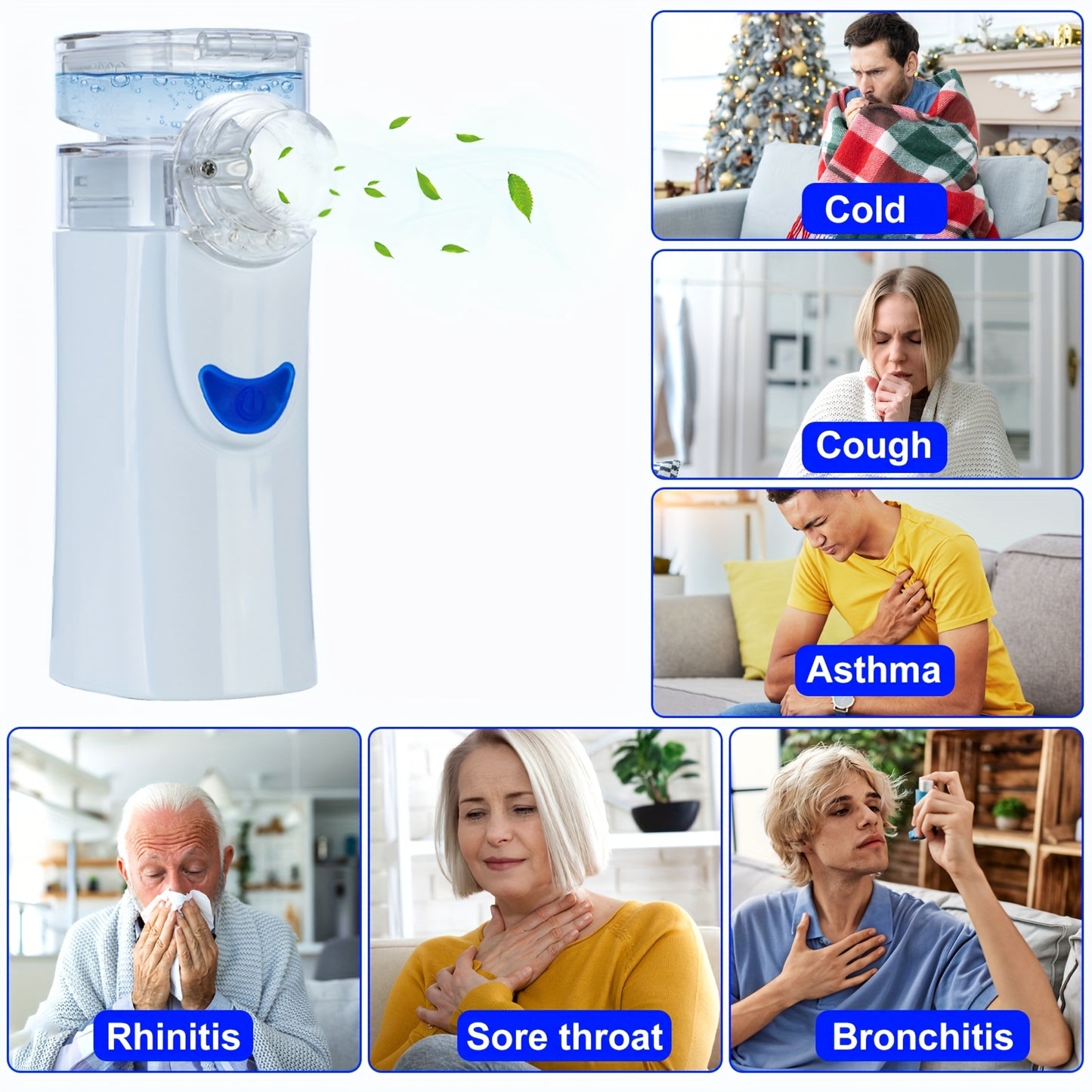 Portable Handheld Nebulizer for Asthma and Respiratory Relief