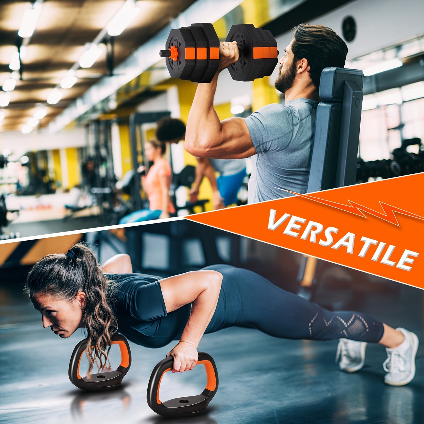 Adjustable Dumbbell Set for Home Fitness and Workout Training