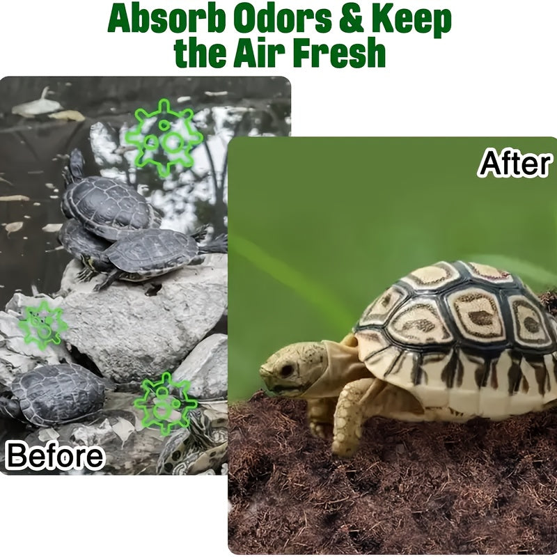 Natural Coconut Fiber Brick for Reptiles Eco-Friendly Bedding