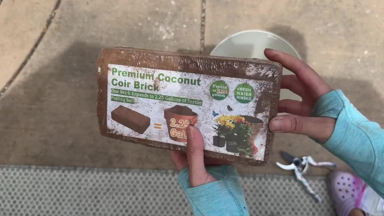 Natural Coconut Fiber Brick for Reptiles Eco-Friendly Bedding
