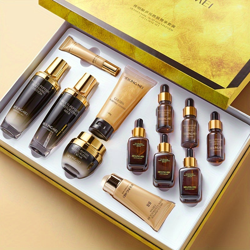 Multi-Peptide Facial Care Set For Nourishing And Firming Skin