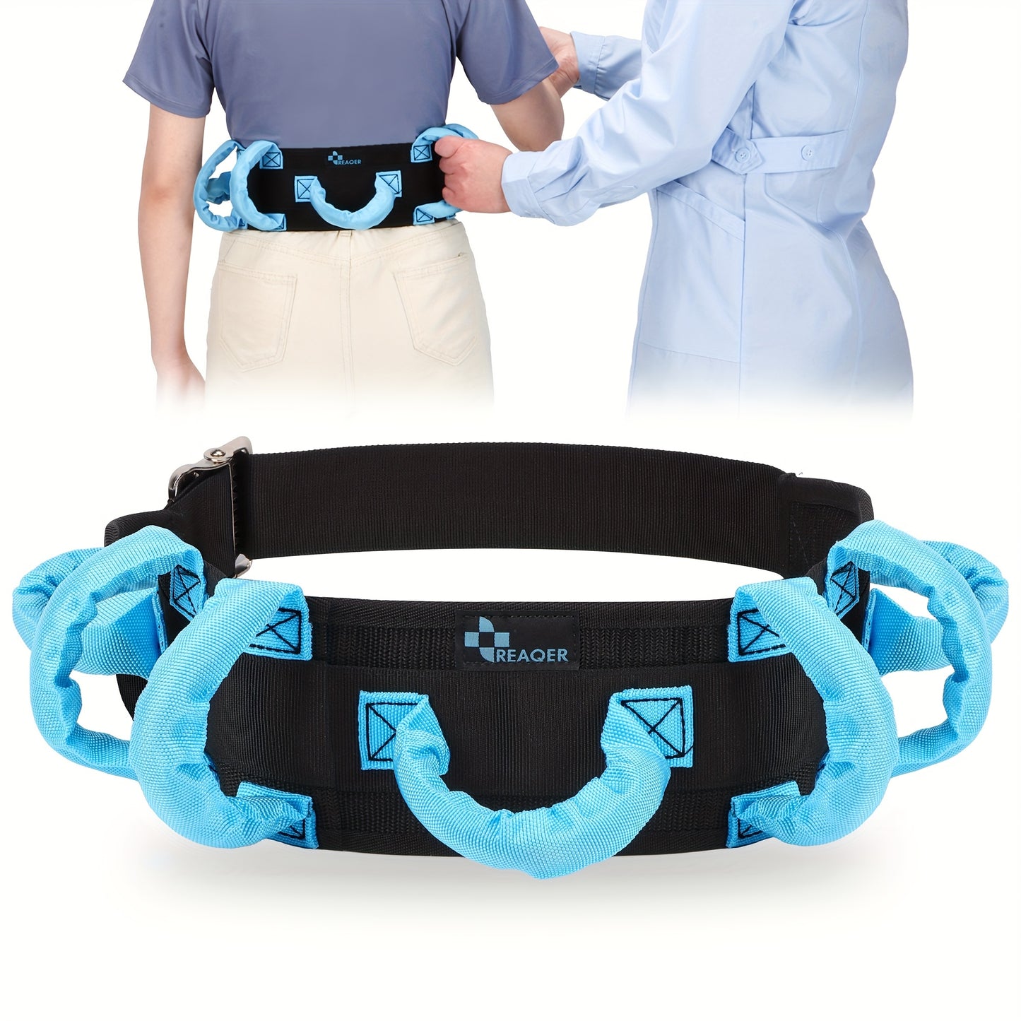 Adjustable Gait Belt for Elderly Transfer and Walking Assistance