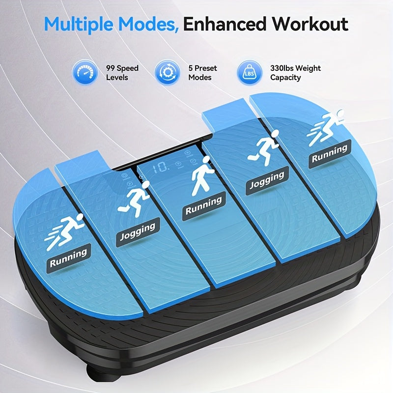 Vibration Plate Exercise Machine For Body Toning And Fitness