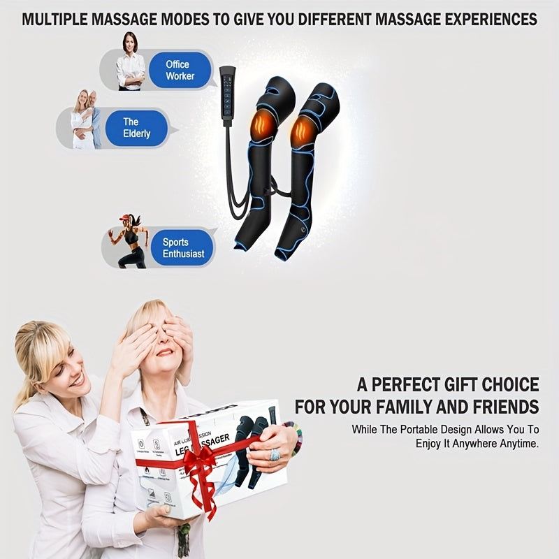 Leg Massager with Air Compression and Vibration for Relaxation