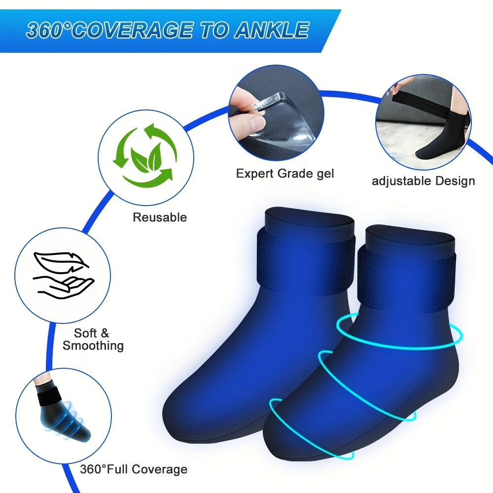 Reusable Gel Compression Ankle Socks for Instant Comfort and Support