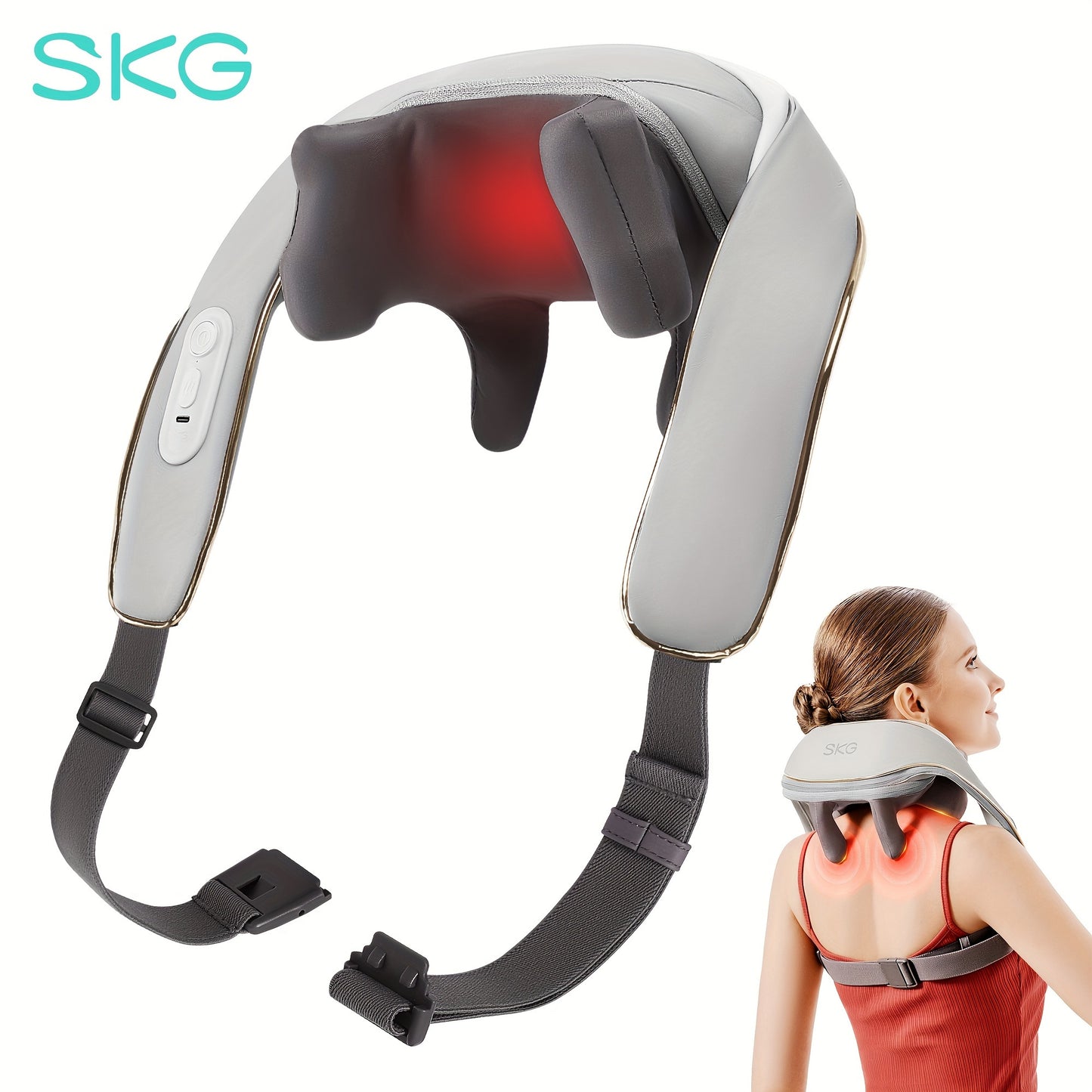 SKG H5MINI Wireless Deep Tissue Neck and Shoulder Massager