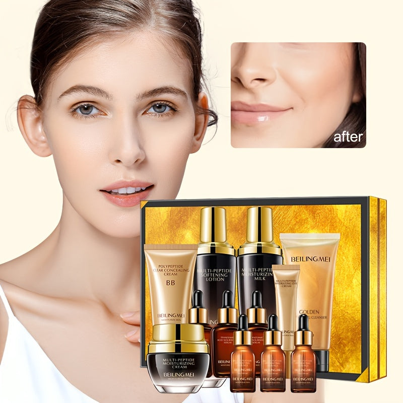 Multi-Peptide Facial Care Set For Nourishing And Firming Skin